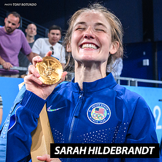 Sarah Hildebrandt, 2024 Olympic Champ, Talks Winning Pinnacle of Wrestling & Never Giving Up